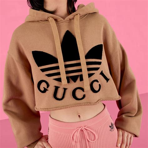 gucci adidas crop top